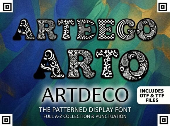Artdeco Arto: Unleash Creative Chaos with This Maximalist Font