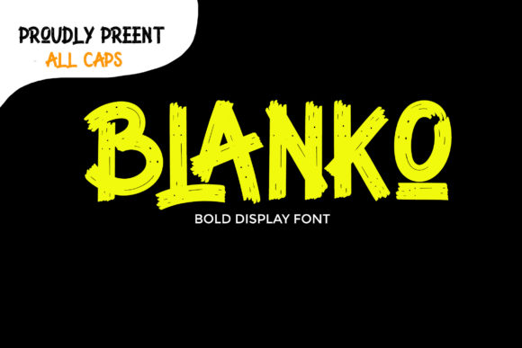 Blanko: The Bold Display Font for Unforgettable Branding