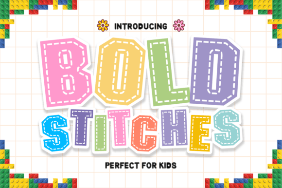 Bold Stitches: The Handmade Font for Creative Impact