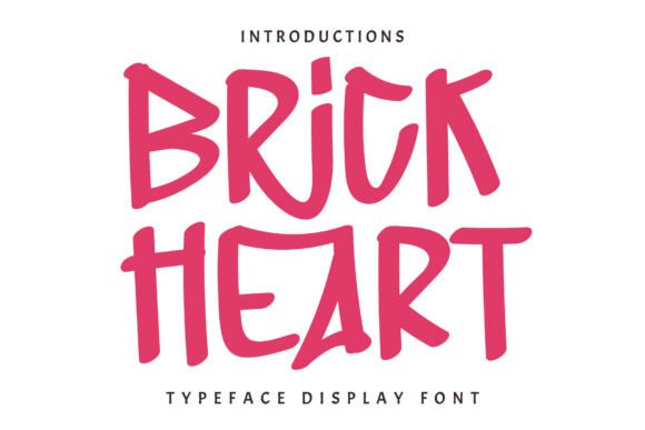 Brick Heart: The Casual Marker Font with Soul