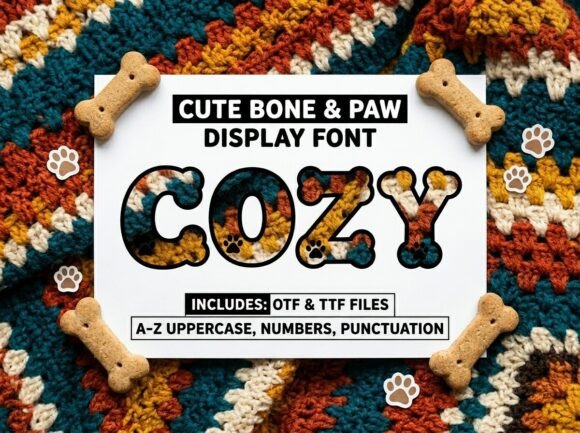 Cozy: The Decorative Display Typeface for Bold Creators