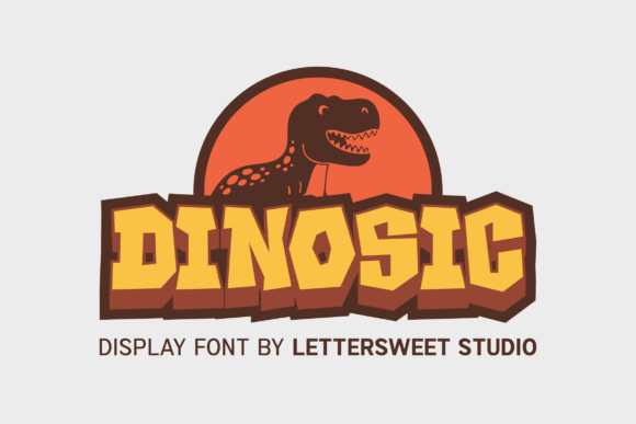 Dinosic: The Display Font with Prehistoric Punch