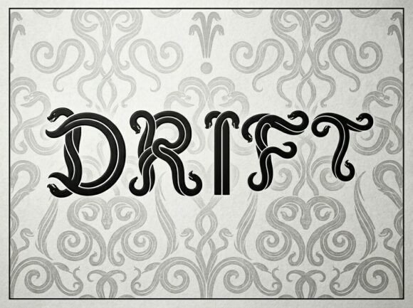Drift: The Serpentine Display Font for Legendary Design