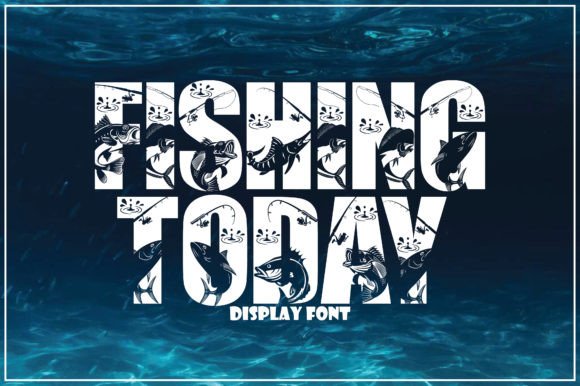 Fishing Today: A Creative Display Font for Bold Projects