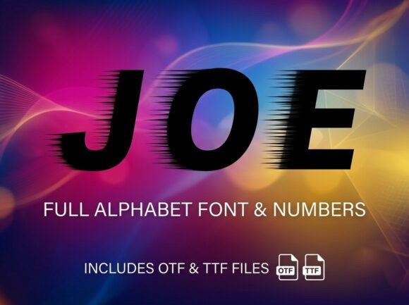 Joe: The Dynamic Display Font for High-Velocity Branding