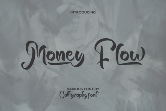 Money Flow: A Playful Brush Font with Vintage Character