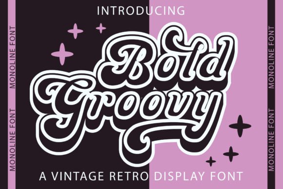 Revive Your Retro: Working with Bold Groovy Monoline