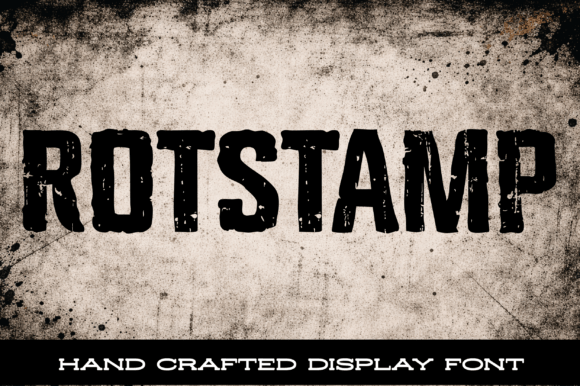 Rotstamp: The Typeface That Embraces Decay and Distinction