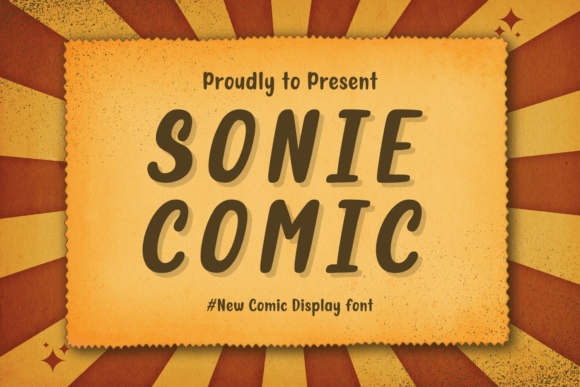 Sonie Comic: Inject Energy and Playfulness Into Your Designs