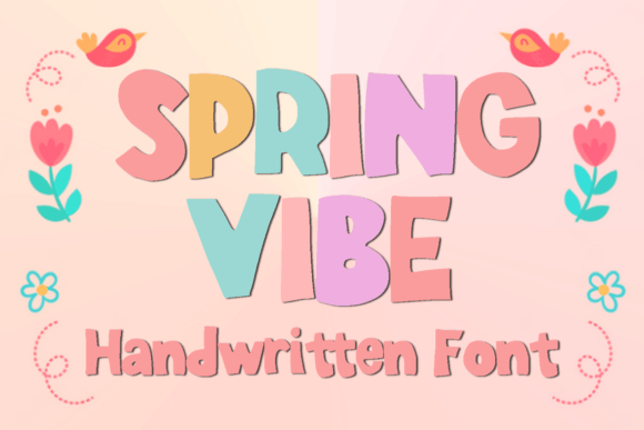 Spring Vibe: The Fun Bold Display Font for Creative Projects