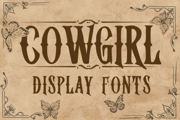 Unleash the Wild West Spirit with the Cowgirl Font